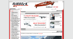 Desktop Screenshot of harbeck-trailer.com