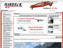 Tablet Screenshot of harbeck-trailer.com